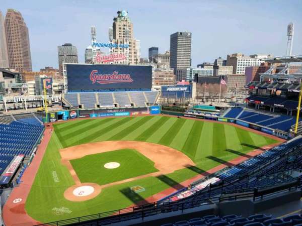 Progressive Field, section: 551, row: m, seat: 12