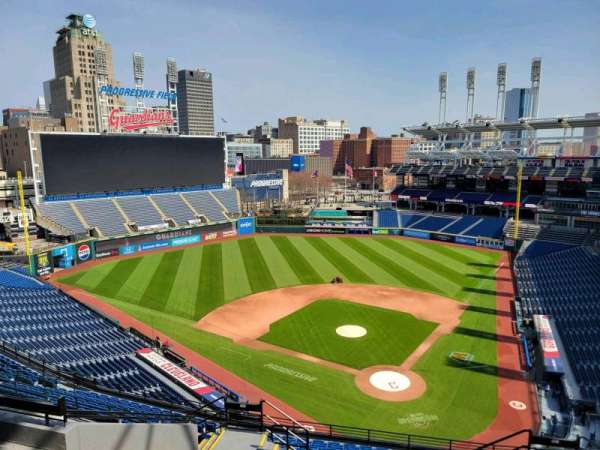 Progressive Field, section: 556, row: m, seat: 12