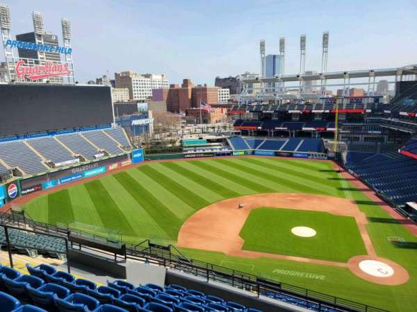 Progressive Field, section: 559, row: m, seat: 12