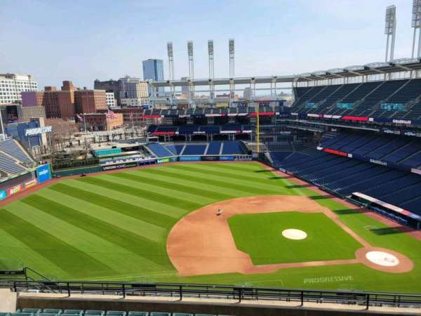 Progressive Field, section: 564, row: m, seat: 12