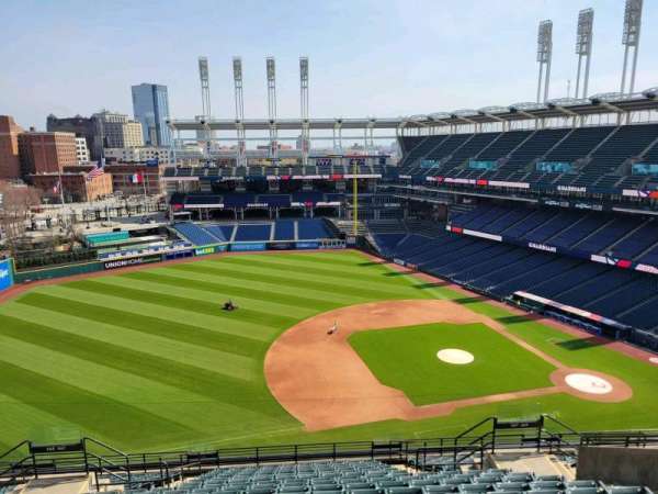 Progressive Field, section: 567, row: m, seat: 12