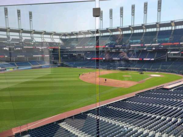 Progressive Field, section: north coast social, row: box 14