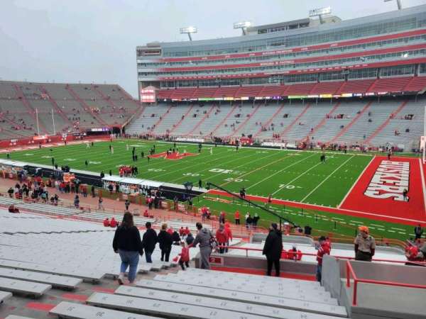 Memorial Stadium, Lincoln, section: 1, row: 35, seat: 26