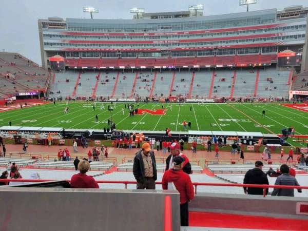 Memorial Stadium, Lincoln, section: 5, row: 29, seat: 10