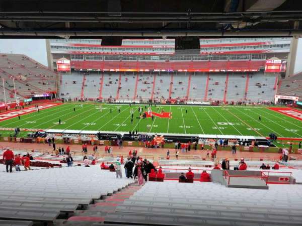 Memorial Stadium, Lincoln, section: 5, row: 42, seat: 24