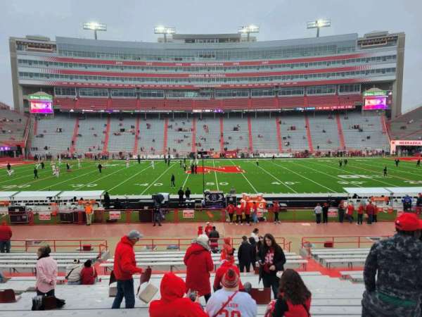 Memorial Stadium, Lincoln, section: 6, row: 17, seat: 11