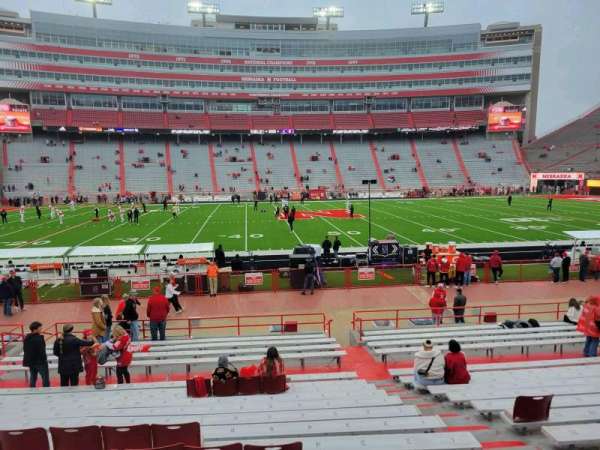 Memorial Stadium, Lincoln, section: 7, row: 14, seat: 5