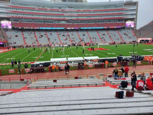 Memorial Stadium, Lincoln, section: 8, row: 16, seat: 10