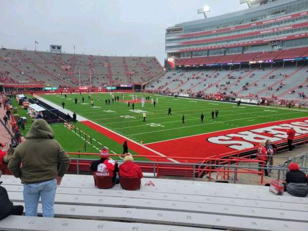 Memorial Stadium, Lincoln, section: 39, row: 20, seat: 15