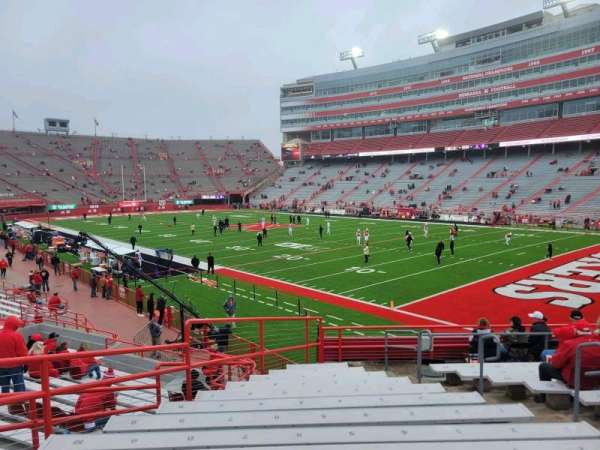 Memorial Stadium, Lincoln, section: 40, row: 22, seat: 8