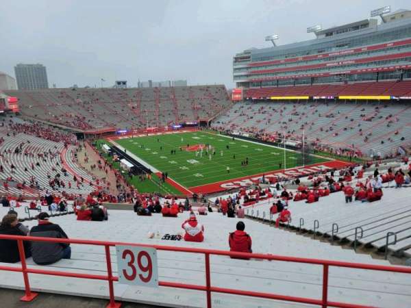 Memorial Stadium, Lincoln, section: 39, row: 83, seat: 10