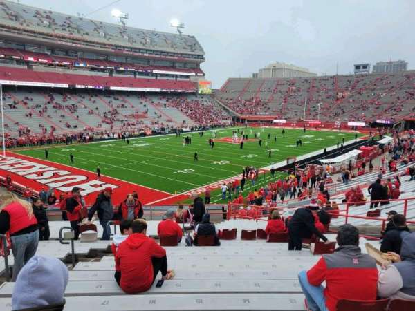 Memorial Stadium, Lincoln, section: 32, row: 24, seat: 21
