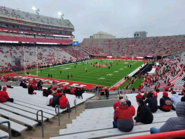 Memorial Stadium, Lincoln, section: 33, row: 42, seat: 24