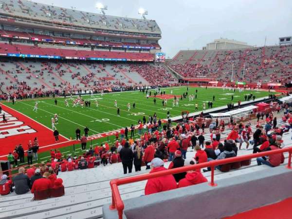 Memorial Stadium, Lincoln, section: 31, row: 25, seat: 24