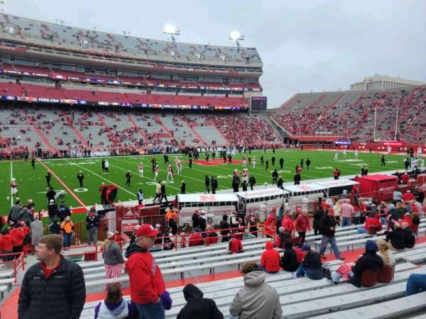 Memorial Stadium, Lincoln, section: 29, row: 12, seat: 17