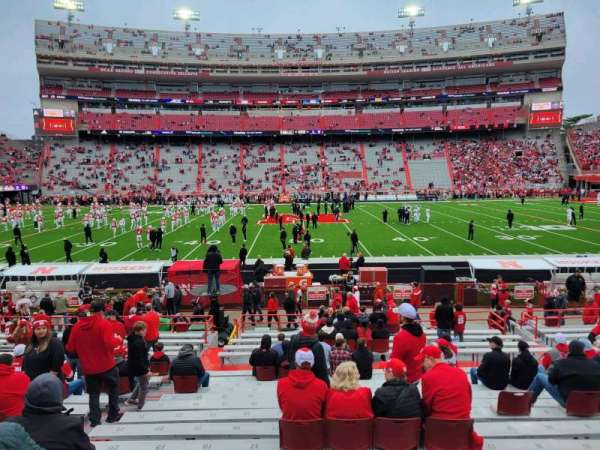 Memorial Stadium, Lincoln, section: 26, row: 15, seat: 17