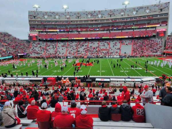 Memorial Stadium, Lincoln, section: 25, row: 31, seat: 20