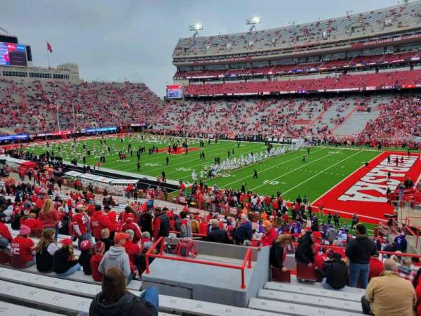 Memorial Stadium, Lincoln, section: 21, row: 34, seat: 16