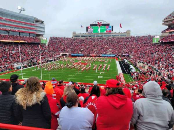 Memorial Stadium, Lincoln, section: 15, row: 42, seat: 10