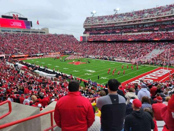 Memorial Stadium, Lincoln, section: 20, row: 57, seat: 24