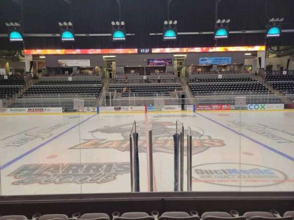 Liberty First Credit Union Arena, section: 114, row: f, seat: 14
