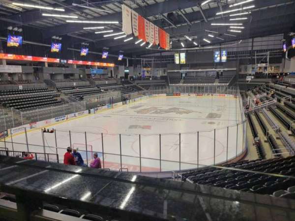 Liberty First Credit Union Arena, section: 108, row: BZ, seat: 6