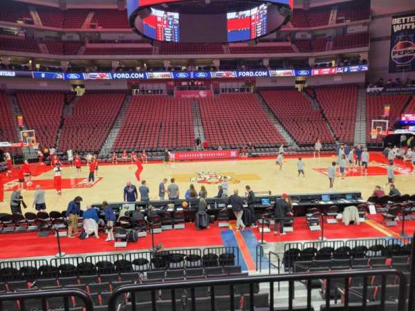 Pinnacle Bank Arena, section: 107, row: 13, seat: 3