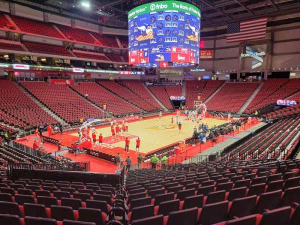 Pinnacle Bank Arena, section: 110, row: 21, seat: 12