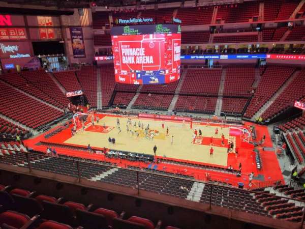Pinnacle Bank Arena, section: 218, row: 4, seat: 11