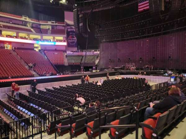 Pinnacle Bank Arena, section: 107, row: 8, seat: 3