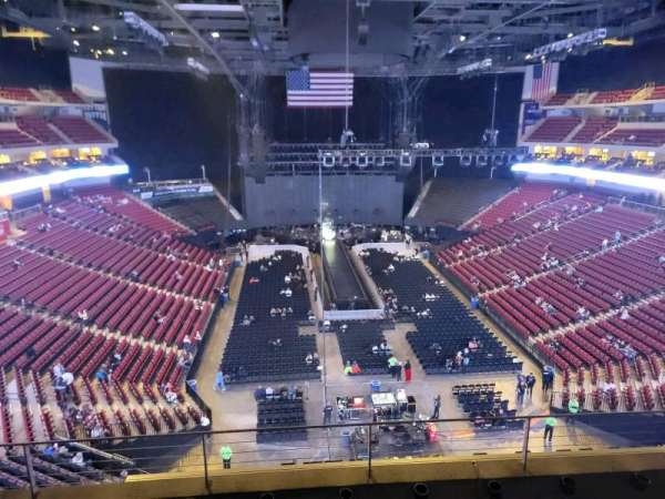 Pinnacle Bank Arena, section: 212, row: 4, seat: 10
