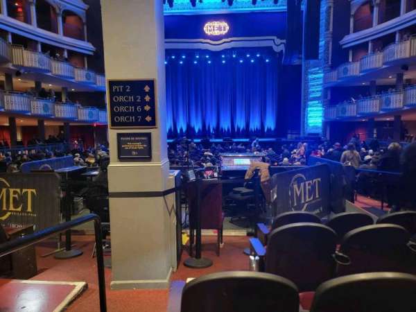 The Met Philadelphia, section: Orchestra 6, row: d, seat: 7