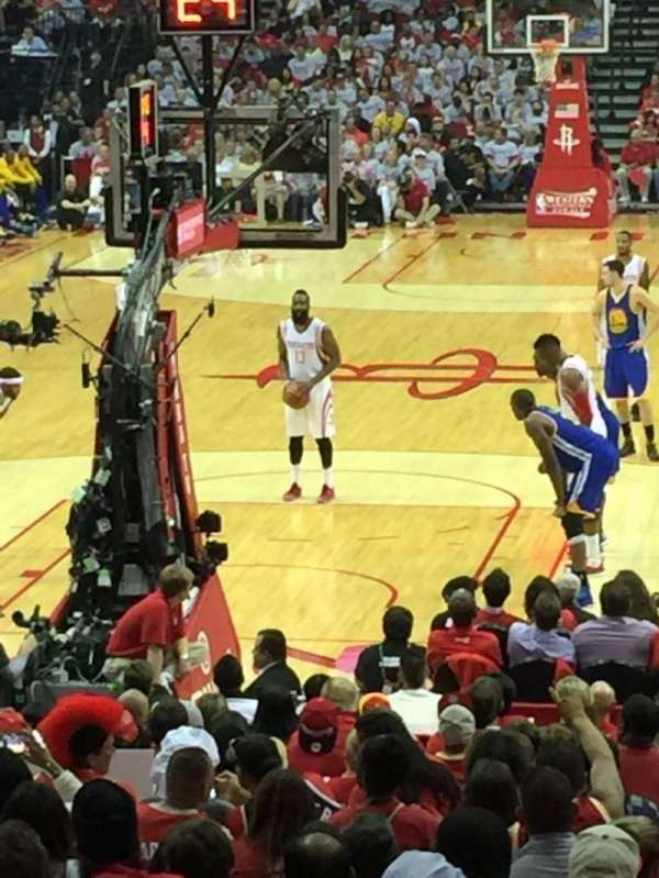Toyota Center, section: 113, row: 16, seat: 9