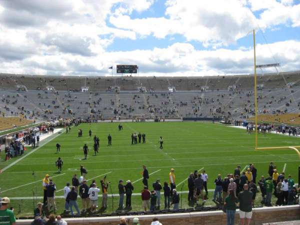 Notre Dame Stadium, section: 2, row: 45, seat: 15