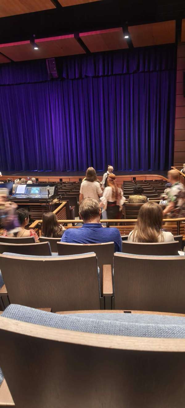 Main Hall at the Coppell Arts Center, section: Upper Orchestra, row: Q, seat: 104