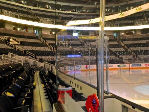 SAP Center, section: 101, row: 03