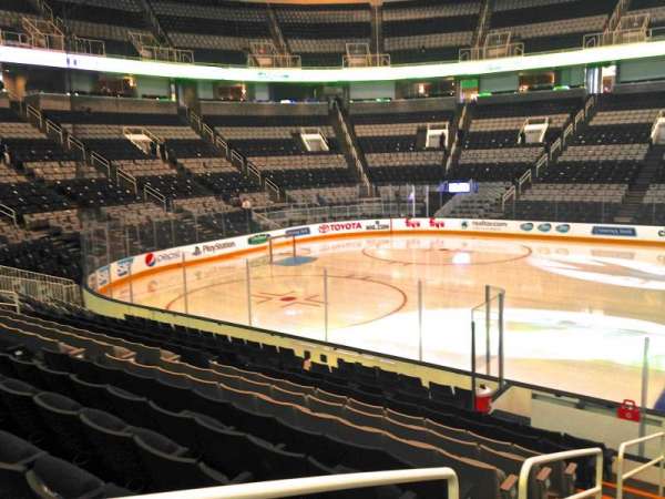 SAP Center, section: 101, row: 13, seat: 01