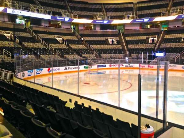 SAP Center, section: 102, row: 06, seat: 05