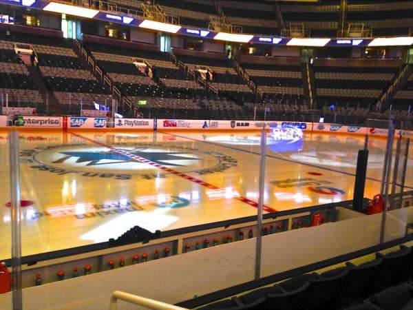 SAP Center, section: 102, row: 06, seat: 05