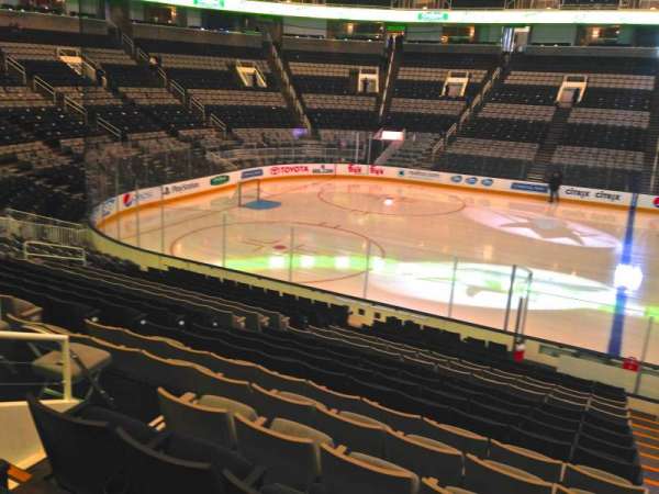 SAP Center, section: 102, row: 18, seat: 04