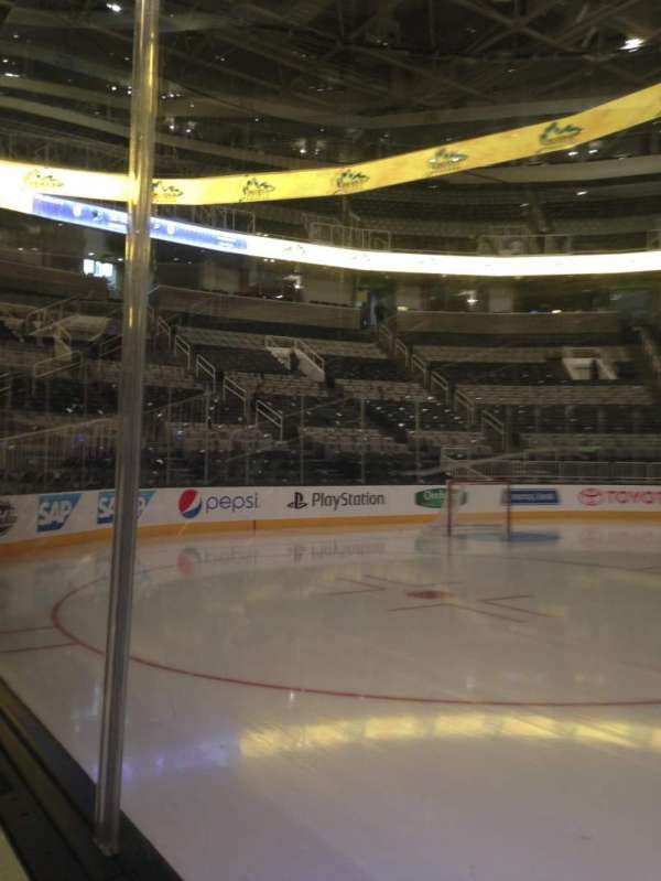 SAP Center, section: 102, row: 1, seat: 10