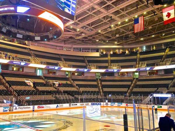 SAP Center, section: 102, row: 03, seat: 03
