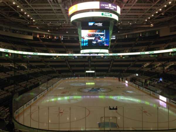 SAP Center, section: 109, row: 19, seat: 04