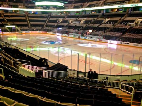 SAP Center, section: 112, row: 16, seat: 03