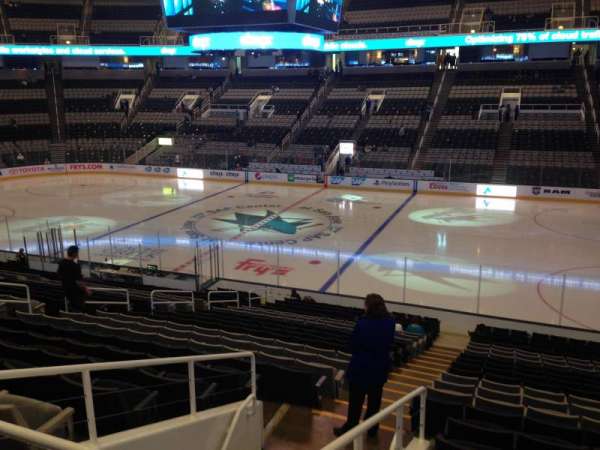 SAP Center, section: 114, row: 22, seat: 08