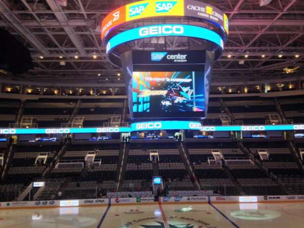 SAP Center, section: 115, row: 16, seat: 17