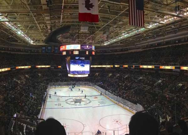 SAP Center, section: 223, row: 06, seat: 07
