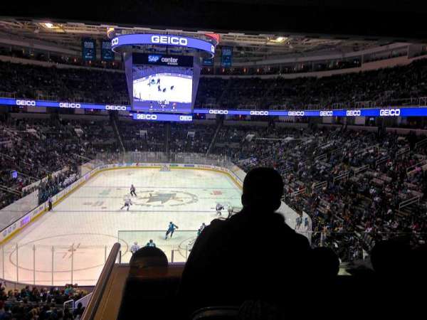 SAP Center, section: 121
