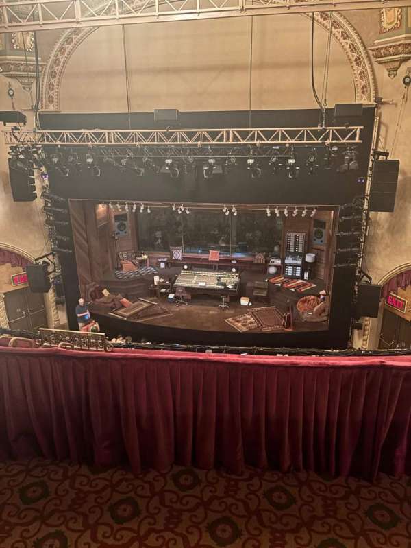 John Golden Theatre, section: Rear Mezzanine R, row: A, seat: 112