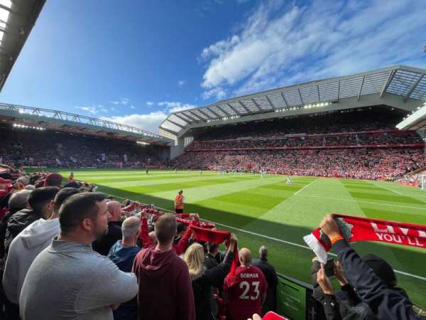 Anfield, section: KG, row: 7, seat: 43
